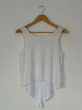 Blusa fluida blanca boho ibicenca Talla M