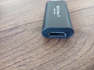Capturadora Video USB HDMI Negra