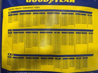 Cadenas Nieve Textiles Goodyear
