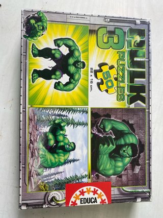 Set de 3 Puzzles Hulk (Educa)