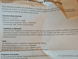 Altavoces Primux SK20 Negros