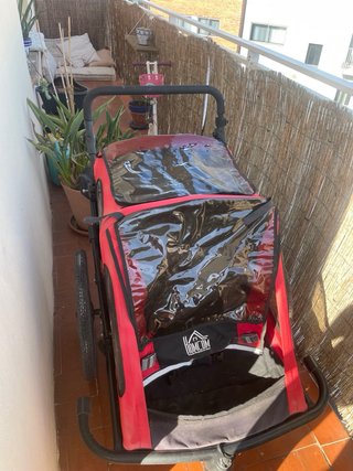 Carro Doble para Bicicleta o Paseo