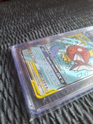 Carta Pokémon Magikarp & Wailord GX Única CGC 10