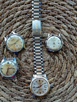 Orologi uomo Vintage meccanici lotto non funzionan