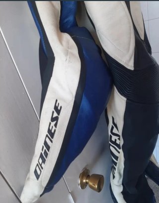 Mono de Moto Dainese Azul y Blanco