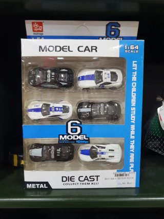 Set de 6 Coches de Juguete Die Cast