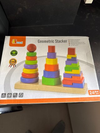 Puzzle Geométrico de Madera niños