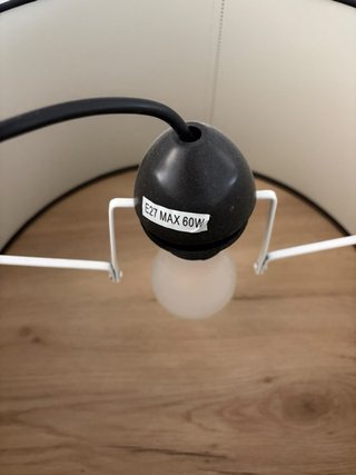 Lámpara de techo Ikea negra
