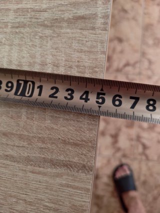 Mesa de Comedor Madera y Blanca