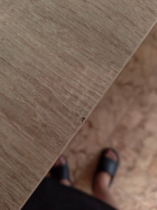Mesa de Comedor Madera y Blanca