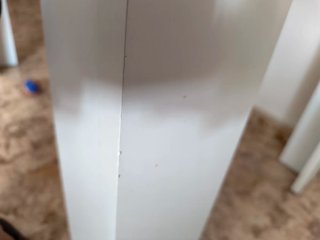 Mesa de Comedor Madera y Blanca