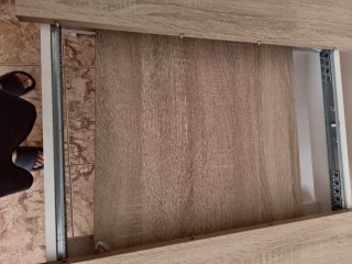 Mesa de Comedor Madera y Blanca