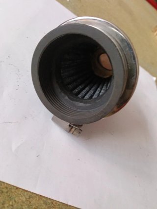 Filtro de Aire para Carburador Cromado motocicleta