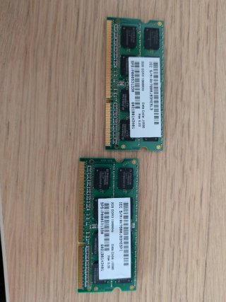 2x Kingston 2GB DDR3 PC3-8500S RAM