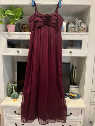 Vestido de fiesta burdeos talla 40