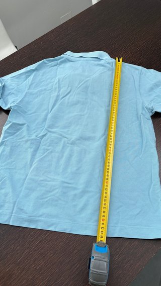 Polo Azul de Manga Corta
