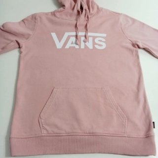 Sudadera Vans con capucha rosa