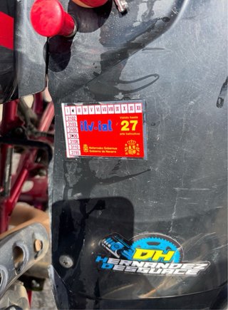 Yamaha Raptor 350cc Quad Negro/Rojo