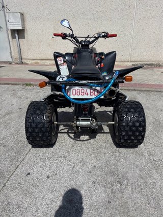 Yamaha Raptor 350cc Quad Negro/Rojo