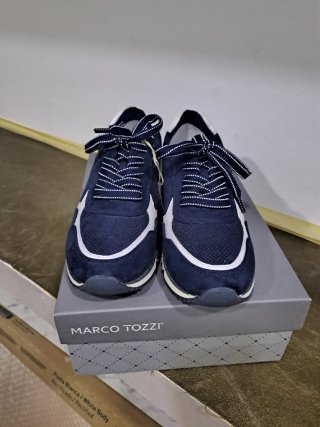 Zapatillas Marco Tozzi Azul y Blanco por mayor
