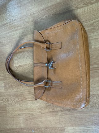 Bolso piel Lamarthe marrón