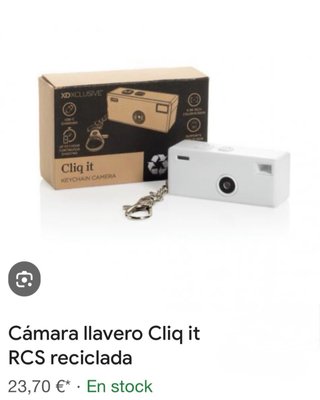 Mini Cámara Llavero Cliq it nueva