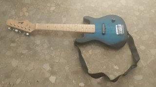Guitarra Eléctrica Infantil Azul