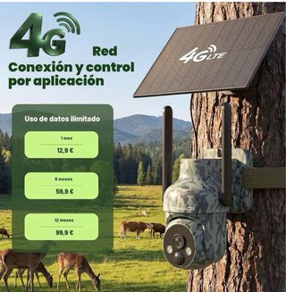 Cámara caza 4G Fototrampeo