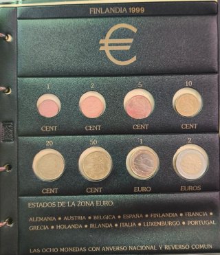 Pack 2 Álbumes Monedas Euro primera tirada 1999-20