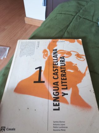 Libro de lengua para 1° de Bachillerato con disco