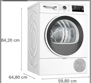 Secadora Bosch Blanca de condensación