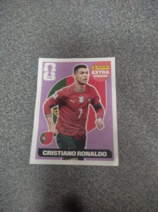 Cromo Cristiano Ronaldo Extra Sticker Panini