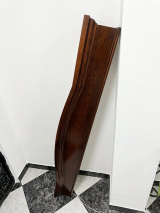 Galería para cortinas de madera maciza