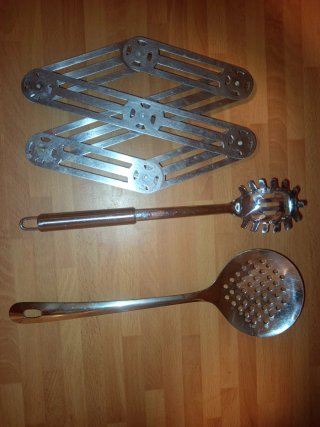 Set Utensilios Cocina y Salvamanteles
