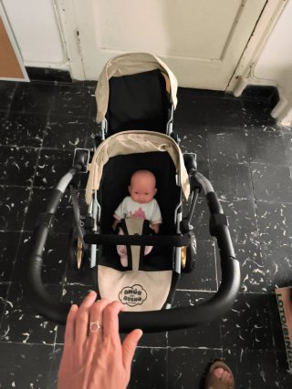 Carrito Gemelar para Muñecas