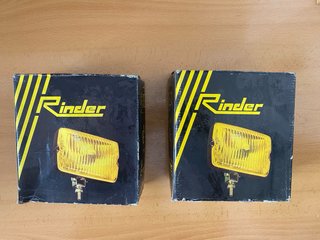 2 Faros Antiniebla Rinder 900 Amarillos