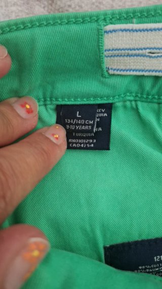 Pantalón Verde de Niña Gant