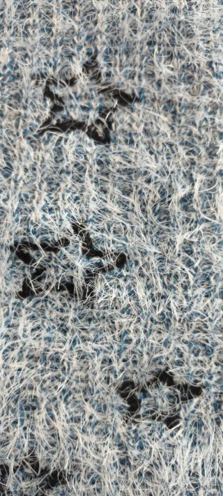 Jersey de pelito azul con estrellas
