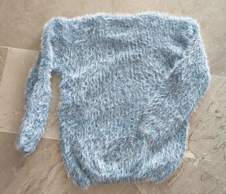 Jersey de pelito azul con estrellas