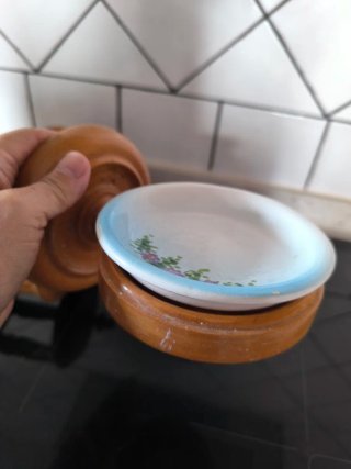 Juego de accesorios de baño de madera