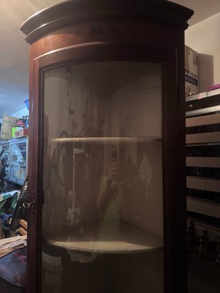 Mueble esquinero de madera