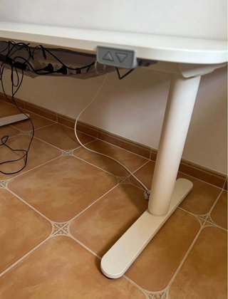 Escritorio Elevable Eléctrico Blanco