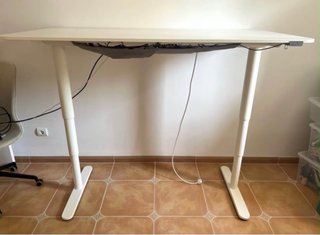 Escritorio Elevable Eléctrico Blanco