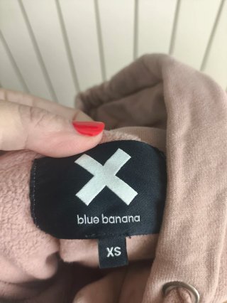 Sudadera Blue Banana Talla XS