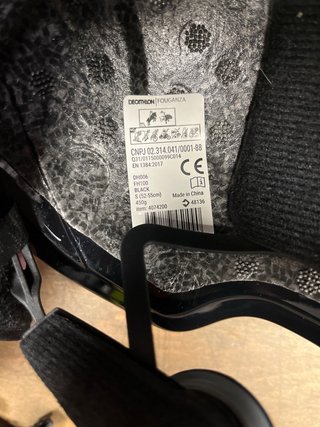 Casco de Equitación Fouganza Negro