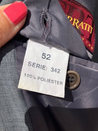 Traje de Verano Hombre Talla 52 Pantalón Talla 46