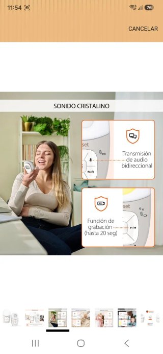 Vigilabebés Gigaset nuevo precintado