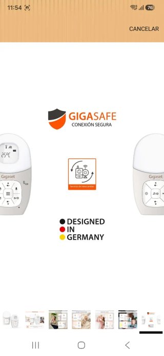 Vigilabebés Gigaset nuevo precintado