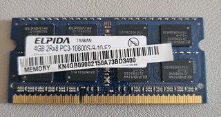 3 Módulos RAM 4GB PC3-10600S
