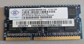 3 Módulos RAM 4GB PC3-10600S